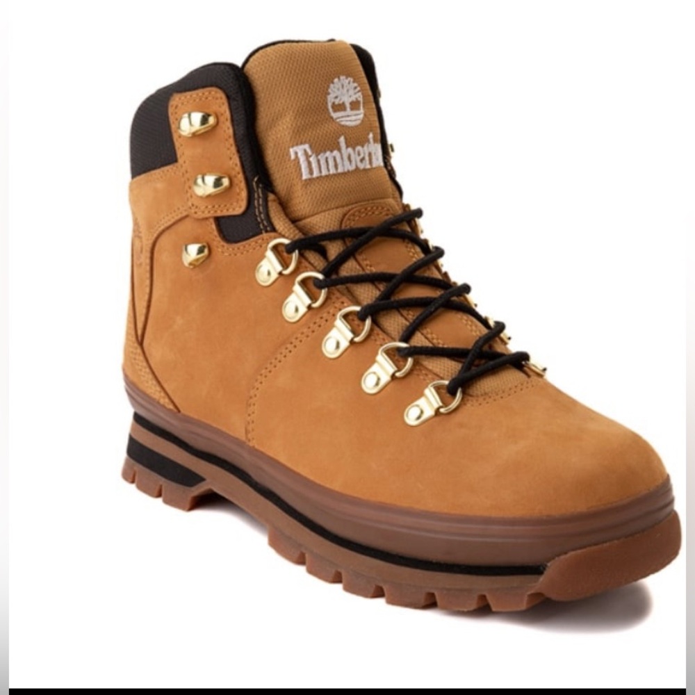 Timberland- Mid Top Wheat Colored Hiker Boots